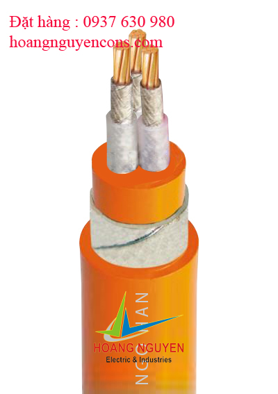 Cáp điện lực chống cháy 3 ruột (CXV/FR-3R), 0.6-1kV